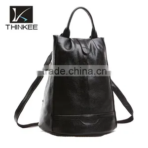 China Suppliers Wholesale Custom Leather Backpack Bags for Ladies thumbnail-1
