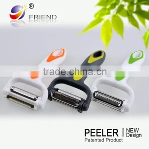 2016 as Seen on TV Kitchen Gadgets 3 in 1 Blades Rotary Manual Multifunctional Potato Vegetable Slicer Peeler Quality Choice thumbnail-4