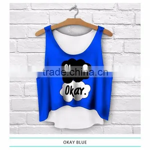 Chinese Supplier Ready Stock Custom Sublimation Print High Quality Baseball Gym Tank Top thumbnail-4