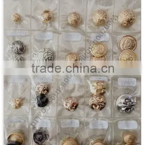2014 Bestseller Cheap Fashion OEM Lots of Stytle Metal Button for Suit and Uniform thumbnail-1