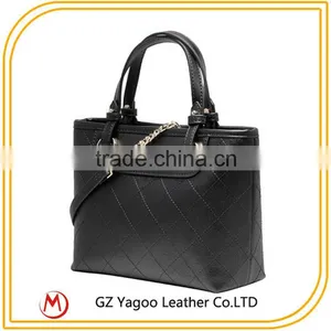 2016 Hit Color Latest Leather Tote Handbag Bag With Long Strap thumbnail-6