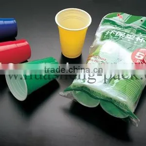 Disposible Double-layer Colored Cup,red Plastic Cup thumbnail-1
