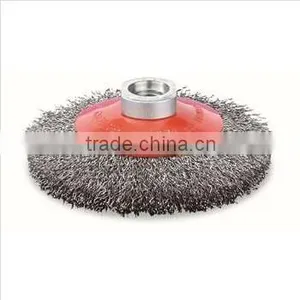 Crimped Steel Wire Bevel Brush thumbnail-1