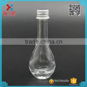 Customer Made Decorative Glass Small Wine Bottle/clear Liquor Bottle 25ml thumbnail-5