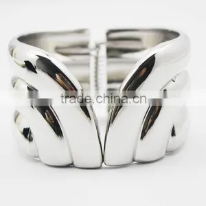 2015 Fashion Jewelry Alloy Customized Bangle Silver Plated Bangle thumbnail-1