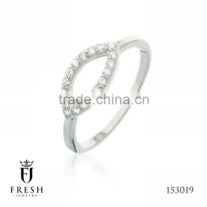 Fashion 925 Sterling Silver Ring - 153019 , Wholesale Silver Jewellery, Silver Jewellery Manufacturer, CZ Cubic Zircon AAA thumbnail-1