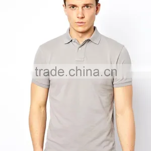 Polo Shirt :Self Fabrics Collar Polo Shirt thumbnail-6
