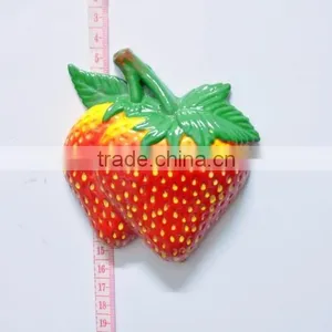 Apples Pears Orange Strawberrys Cute Shape Fruits and Vegetables and Colorful Promotion Fridge Magnets, Magnetic thumbnail-2