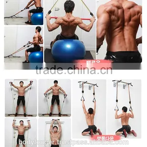 POWER TUBING RESISTANCE BAND(OPTION LAT BAR)/ Gym Equipment/ Rack thumbnail-4