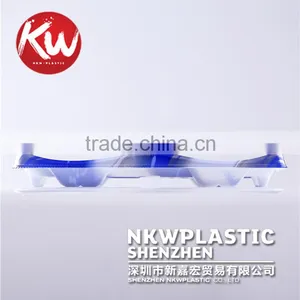 KW-0001 Disposable Plastic PS/BOPS Wholesale Sushi Tray/wrapper Sushi for Packaging thumbnail-2