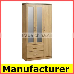 Cheap Wooden Bedroom Wardrobe Closet/KD Furniture Material Factory Quality Choice thumbnail-1