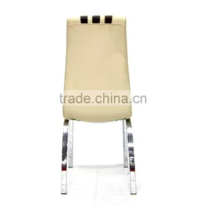 Modern Appearance Metal Chrome Leg Dining Chair thumbnail-4