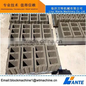 WANTE QT40-1 Semi Automatic Concrete Block Making Machine Hollow Block Moulding Machine Quality Choice thumbnail-6