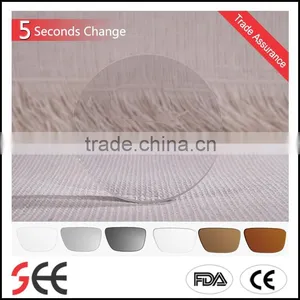 High Quality Lenses Photochromic Semi-finsished 1.56 5 Seconds PGX Flat-Top S/F thumbnail-2