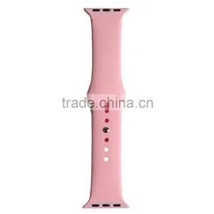 Soft Silicone Replacement Sport Band for Apple Watch, For Apple Watch Rubber Wrist Watch Strap thumbnail-4