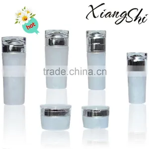 White Make up Package Bottles Jars Set Factory thumbnail-1