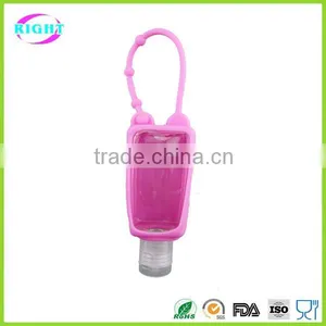Customized Silicone Hand Sanitizer Holder Keychain thumbnail-3