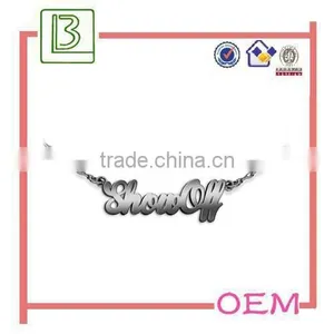 Unique Customized Word in Necklace, Attractive Pendant and Necklace ,fashion Gift and Souvenir thumbnail-1