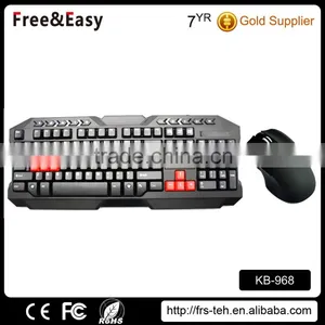 Shenzhen Manufacturer 2.4g Multimedia Combo Wireless Mouse and Keyboard thumbnail-1