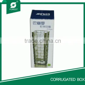 CORRUGATED BOX AND WINE BOTTLE PACKAGING WITH LOCK thumbnail-1