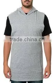 Hotsale Cheap Men Sleeveless Hoody Blank Sleeveless Hoodie/ thumbnail-1