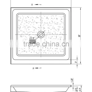 Square Shower Tray,shower Flooring,cupc Acrylic Base With Tile Flange thumbnail-6