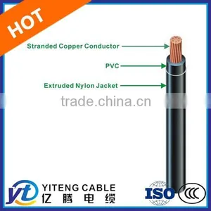 THHN TFFN THW THWN 18/16/14/12/10/8AWG Copper Wire PVC Insulation Nylon Jacket UL Standard thumbnail-1