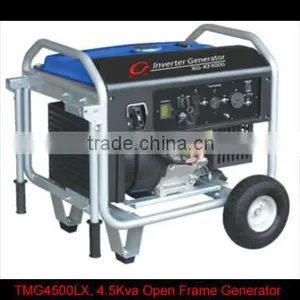4.5Kw Portable Gasoline Open Frame Inverter Generator thumbnail-1