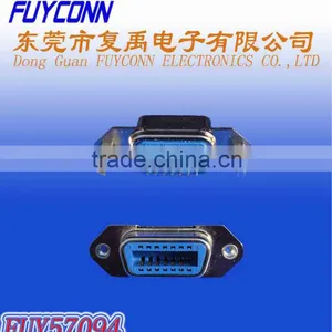 57 Series Female Receptacle Type DDK Solder DIP Termination Centronics Connector PCB Straight Mount thumbnail-1