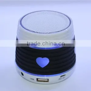 Free Shipping LED Light Wireless Bluetooth Speaker With TF SD Slot USB Disk Port thumbnail-2