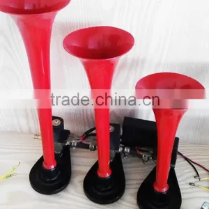 Free Shipping New Universal Loud Dual 3 Trumpet Air Horn 12 Volt Modification for Car Truck RV Train Boat Motorcycle thumbnail-1