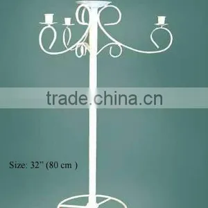 Rough Iron Candelabra, Decorated Candelabra thumbnail-1