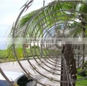 Razor Barbed Wire /razor Wire CBT-65/razor Wire Fence/concertina Razor Fence Factory thumbnail-1