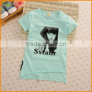 Korean Girls Wear T-shirt New Summer Fashion All-match Korean Children's WeChat Agent thumbnail-1