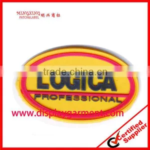 Pvc Logo Patch,silicone Rubber Patch, Garment Pvc Badge, thumbnail-1
