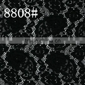 TH-8808 Spandex Lace With Gold Yarn Knitted Lace Jacquard Fabric Fashion Dress thumbnail-4