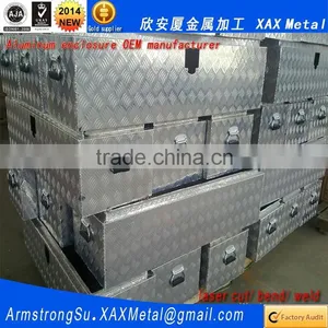 XAX31Alu OEM ODM Customized Laser Cut Bend Weld Sheet Aluminum Power Distribution Box Shell thumbnail-6
