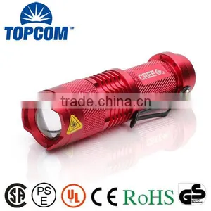 Promotional 300LM LED Light 3W Small Pocket Torch Light thumbnail-1