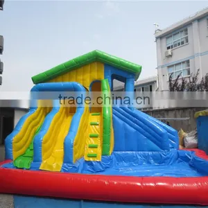 Lanqu Giant Inflatable Pool Slide for Adult Bouncy Slide thumbnail-3