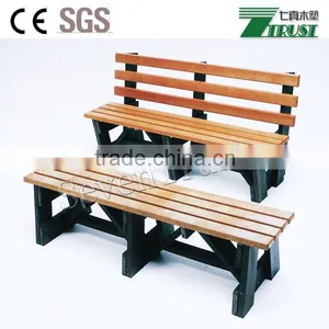 Outdoor Wood Plastic Composite Bench, Waterproof Composite Bench thumbnail-6