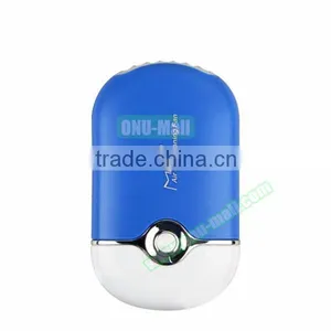 Factory Price Giveaway Gift Mini USB Fan With CE and RoHS, USB Rechargeable Portable Mini Air Conditioner Fan thumbnail-2