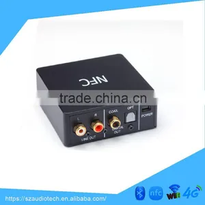 APTX NFC Bluetooth Receiver With L / R RCA Jack Analog Out and SPDIF Digital Out Coaxial Toslink thumbnail-1