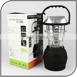 32 Led Powered by Hand Crank AAA Battery Solar Pannel Emergency Led Solar Camping Lantern Lamp thumbnail-6