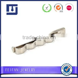 Custom Logo Engravable 316L Stainless Steel Tie Bar Make Your Own Design Tie Clips thumbnail-4