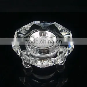 Nice Clear Crystal LED Light Base With a Diamond Cut/facet for Crystals Decoration thumbnail-3