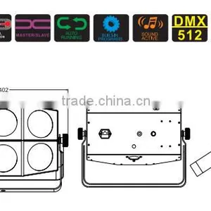 CE&RoHS High Quality Stage Lighting 25W RGB DMX512 Disco DJ Light thumbnail-4