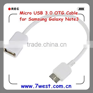 2014 New Arrival USB 3.0 OTG Cable for Samsung Galaxy Note 3 N9000 N9005 19312 thumbnail-1