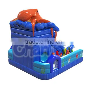 Newest Arrival Cheap Sea World Inflatable Obstcle Course for Children, Amusing Funny Inflatable Obstacle Slide thumbnail-4