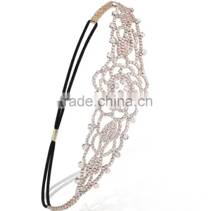 Girl Gorgeous Retro Beads Crystal Rhinestone Headband Hair Band Hot thumbnail-3