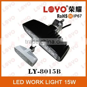 Hot Sale IP67 10-30v LED Driving Light 15w LED Truck Light 12v LED Work Light For Cars thumbnail-1